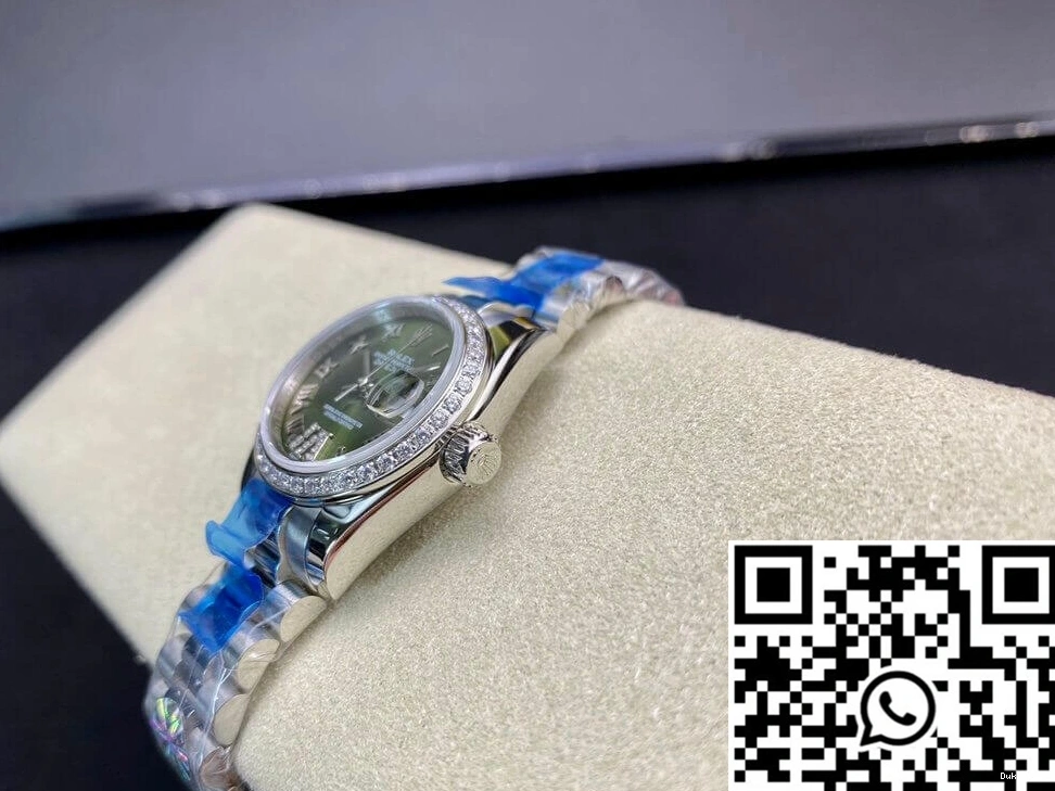 Datejust Green Dial Factory Rolex 28MM BP Diamond-set 0519